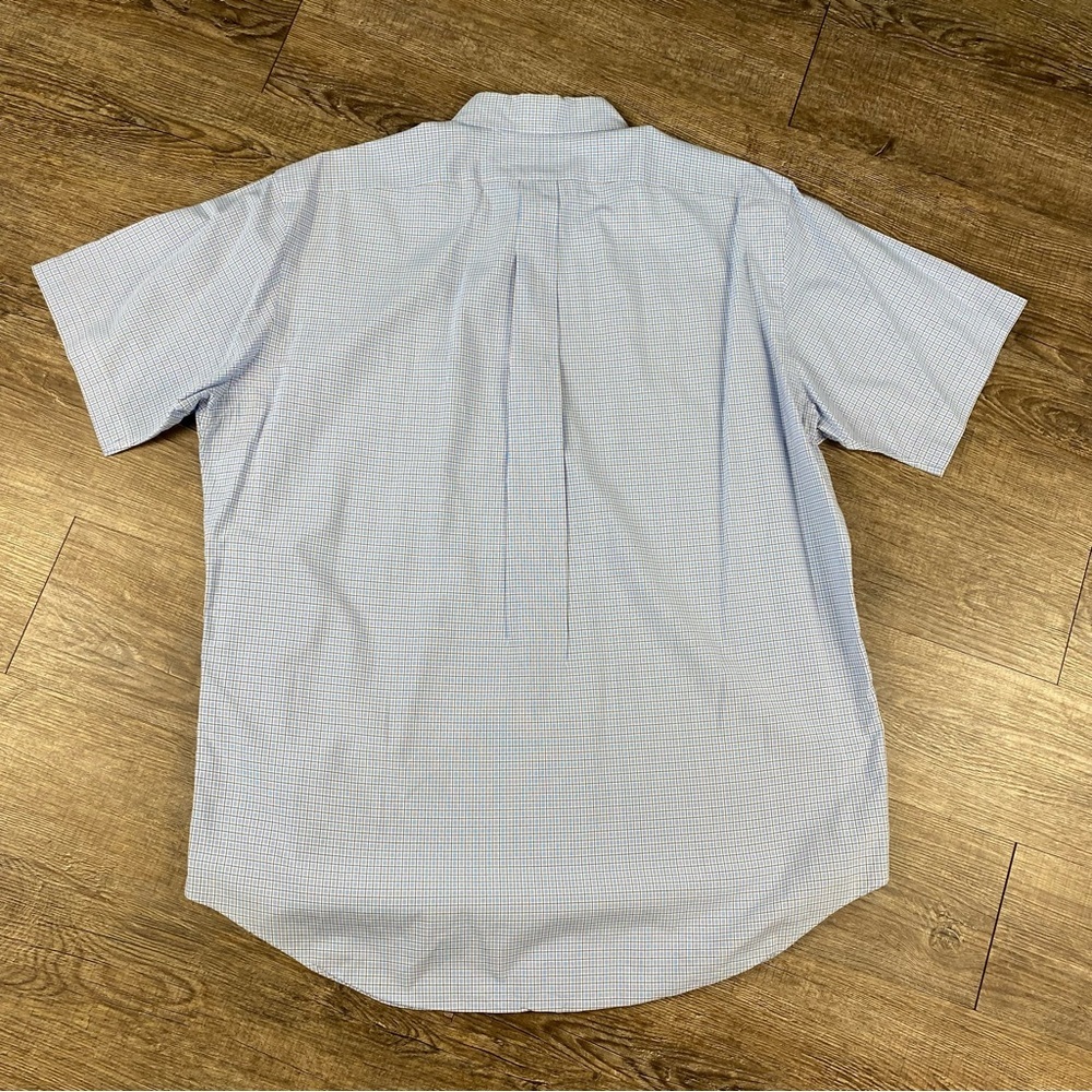 Polo Ralph Lauren Shirt Men L Red White Blue Tartan Plaid Button Up Classic Fit - Picture 7 of 7